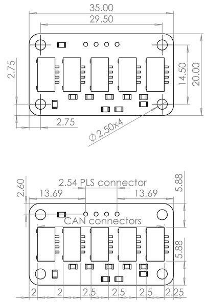 CAN bus splitter – Zubax Shop